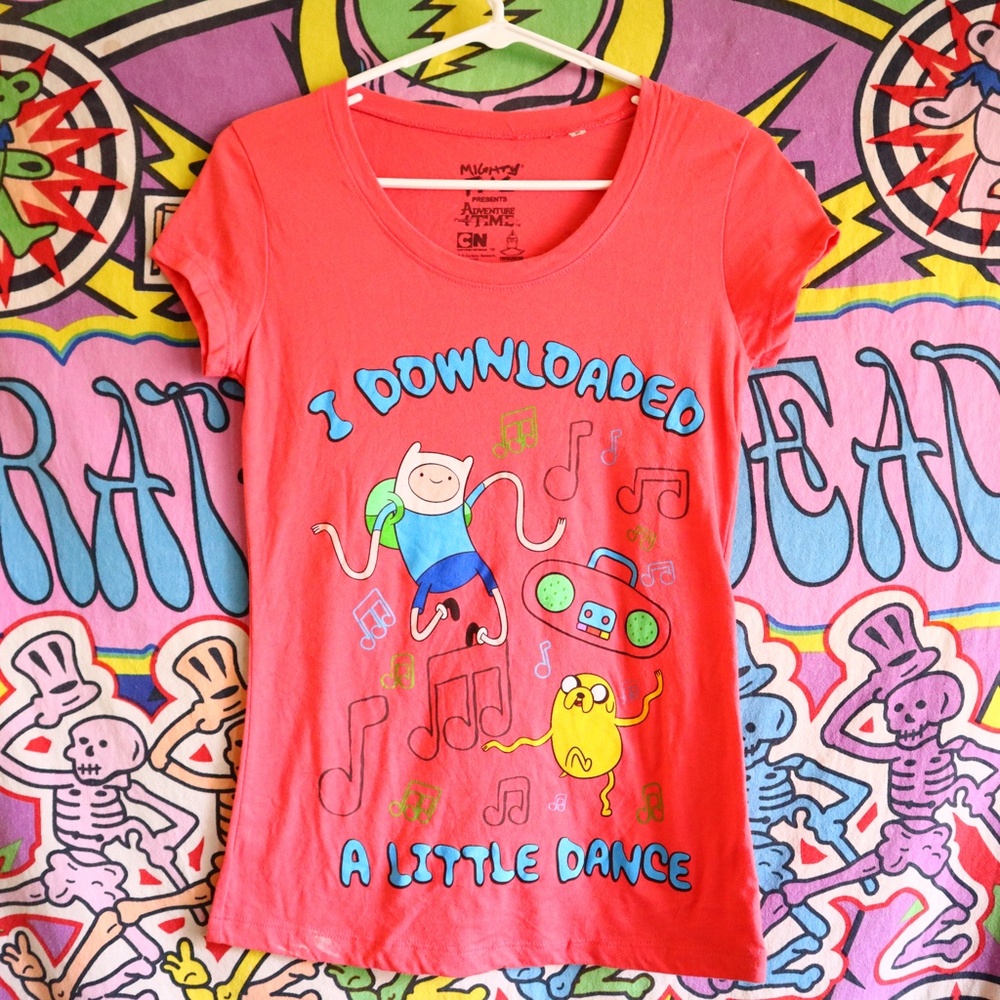 Adventure Time Cartoon Network Graphic Tee Women M